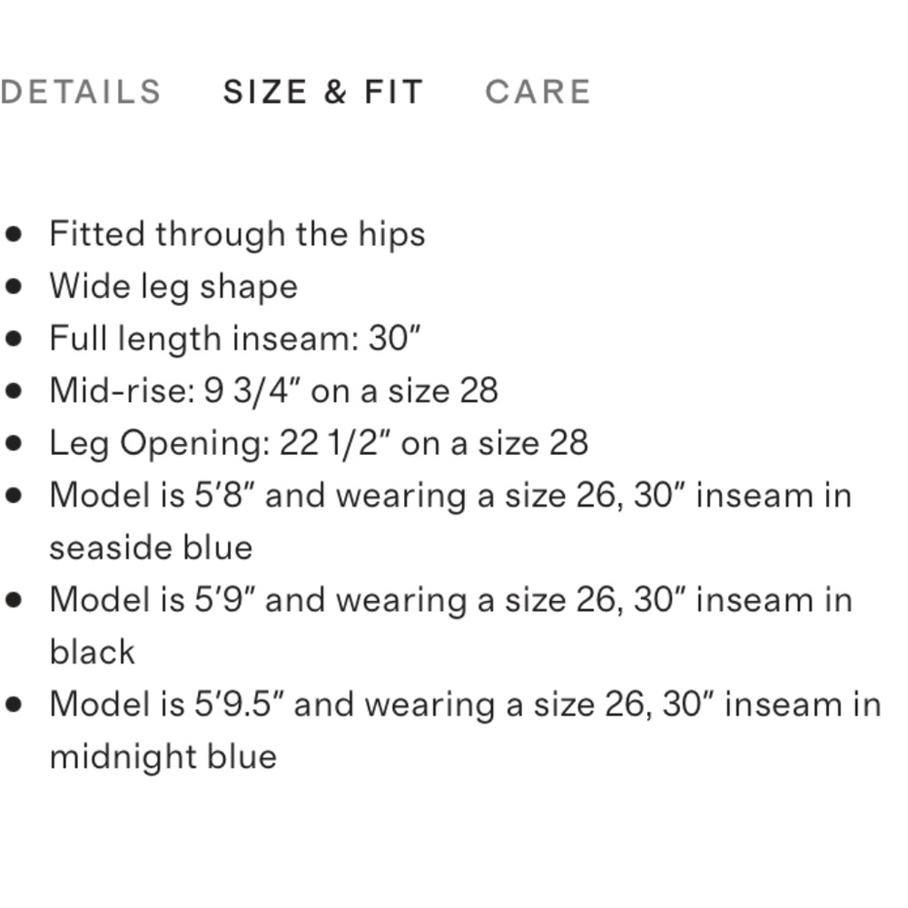 Quince Wide Leg Jeans - Picture 4 of 4
